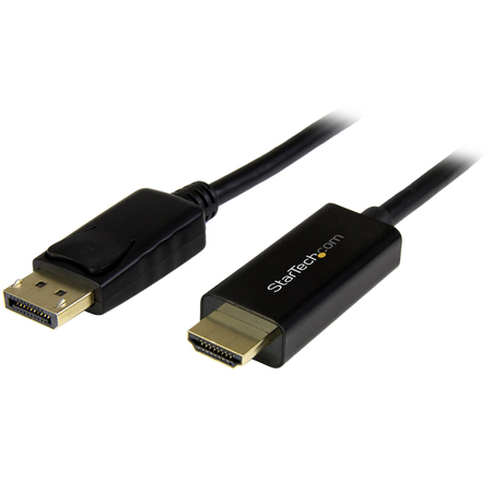 Startech.Com 3ft DisplayPort to HDMI converter cable – DP to HDMI – 4K DP2HDMM1MB